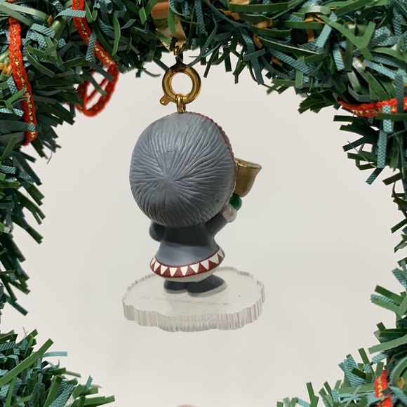 Frosty friends Wreath with 1 mini ornament - Picture 5 of 11